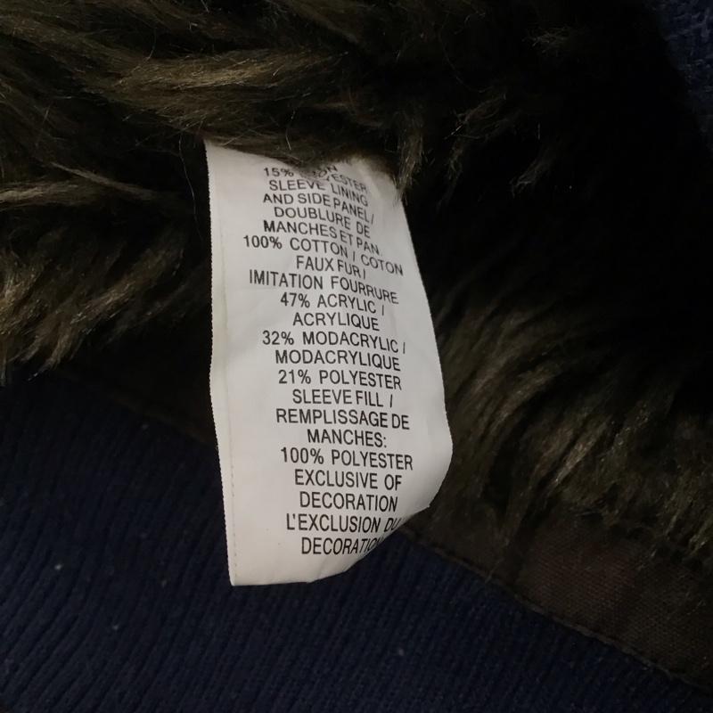 アバクロンビーアンドフィッチ ABERCROMBIE&FITCH パーカー 長袖 ジップアップパーカー 長袖パーカー カジュアルジャケット S ロゴ、文字 紺 / ネイビー /  メンズ USED 古着 中古 10141482