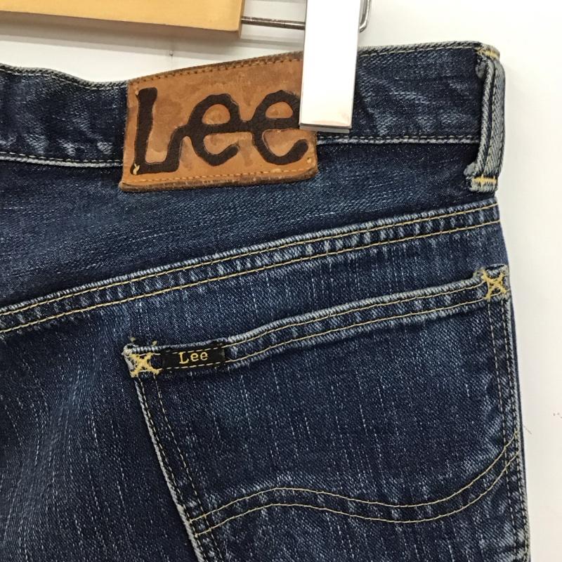 リー Lee パンツ デニム、ジーンズ デニムパンツ スリムパンツ カジュアルパンツ ストレッチパンツ 33インチ 無地 インディゴ / インディゴ /  メンズ USED 古着 中古 10137439