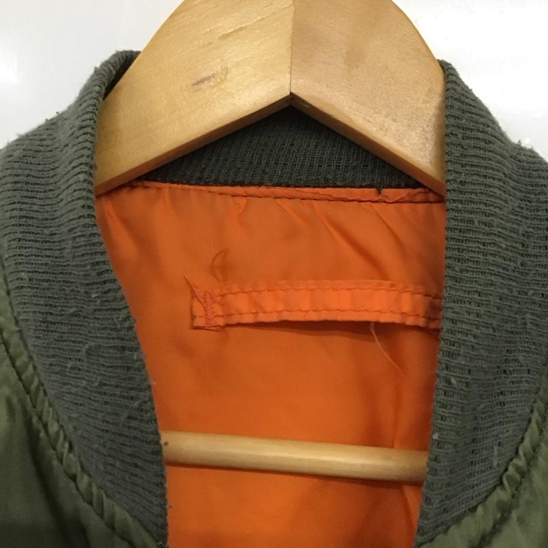 アルファインダストリー Alpha Industries ジャケット、上着 ジャケット、ブレザー フライトジャケット ジップアップジャケット アウター S 無地 カーキ / カーキ /  メンズ USED 古着 中古 10132254