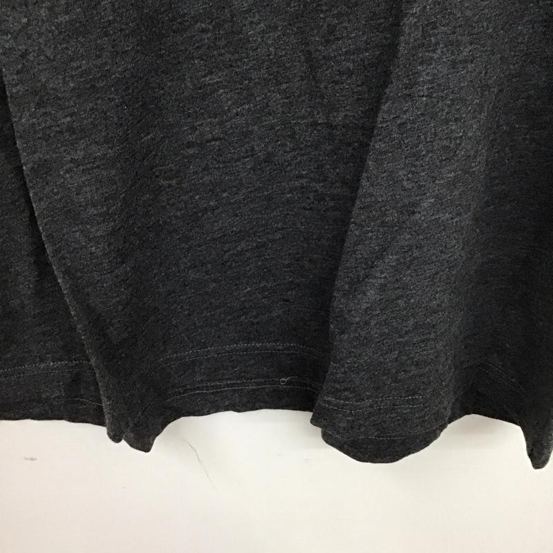 エディフィス EDIFICE Tシャツ 半袖 半袖カットソー 無地Tシャツ クルーネックカットソー XL 無地 灰 / グレー /  メンズ USED 古着 中古 10130945