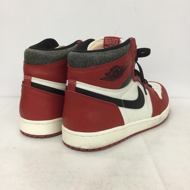 ナイキ NIKE スニーカー スニーカー DZ5485 612 AIR JORDAN 1 RETRO HIGH OG 28.5cm 箱有 28.5cm ロゴ、文字 白 / ホワイト / X 黒 / ブラック / X 赤 / レッド /  メンズ USED 古着 中古 10141541