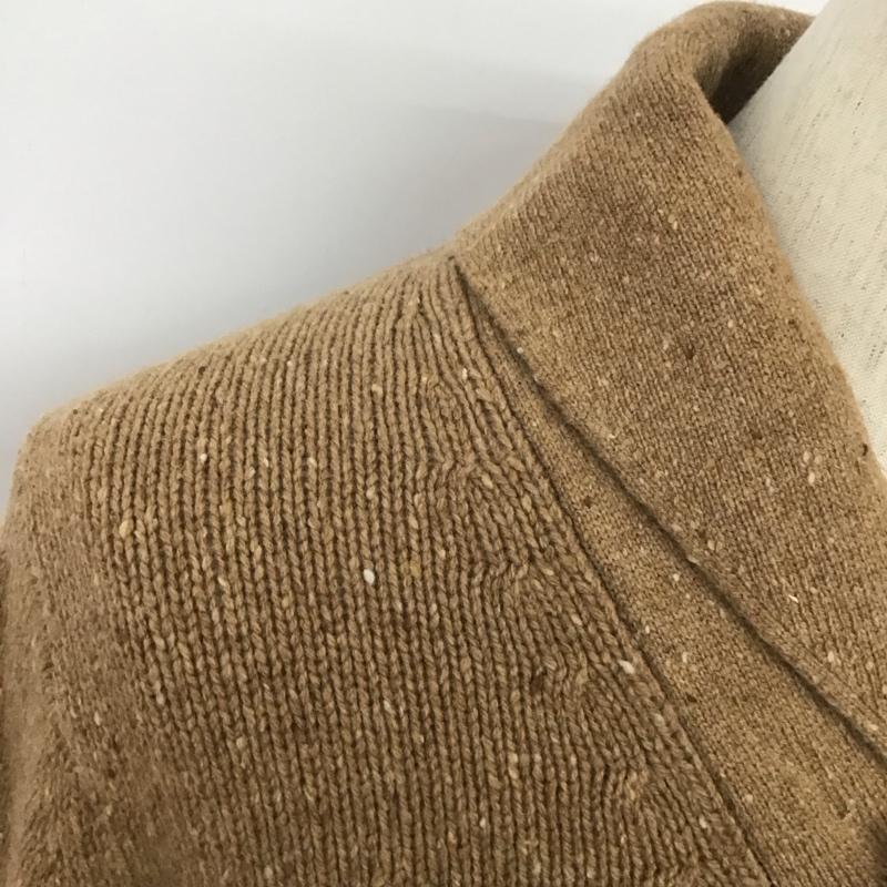 ブルックスブラザーズ BROOKS BROTHERS ニット、セーター 長袖 ショールカラー ウール M 無地 ベージュ / ベージュ /  メンズ USED 古着 中古 10111249