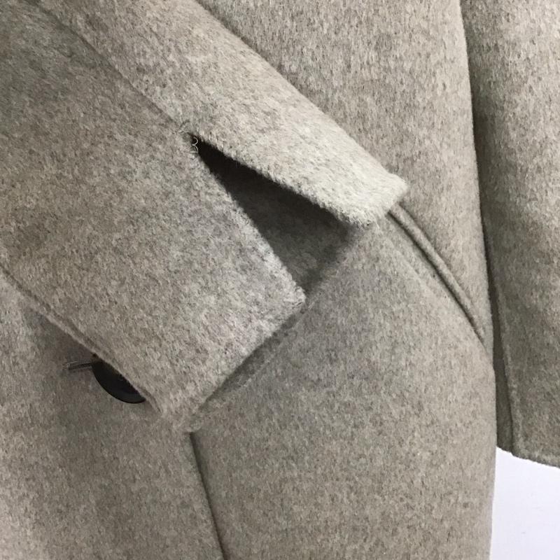 バナナリパブリック BANANA REPUBLIC コート コート一般 ロングコート ロングジャケット カラージャケット アウター XS 無地 ベージュ / ベージュ /  レディース USED 古着 中古 10124738