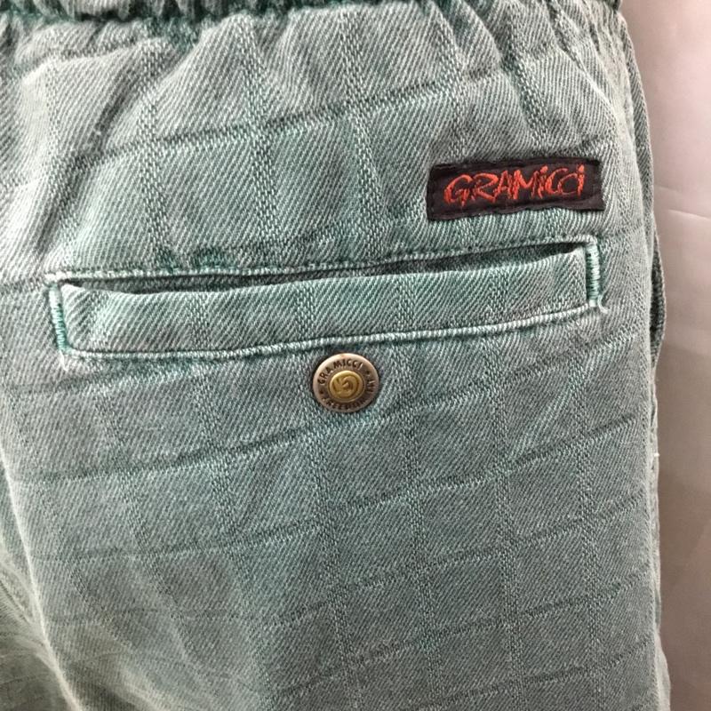 グラミチ GRAMICCI パンツ ショートパンツ ハーフパンツ ショートパンツ カジュアルパンツ 90s usa製 L ロゴ、文字 緑 / グリーン /  メンズ USED 古着 中古 10115752