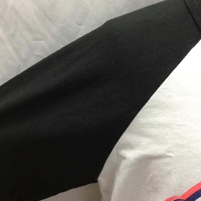 テンダーロイン TENDERLOIN カットソー 長袖 長袖カットソー クルーネックカットソー ロングスリーブカットソー プリントTシャツ L プリント 白 / ホワイト /  メンズ USED 古着 中古 10115160