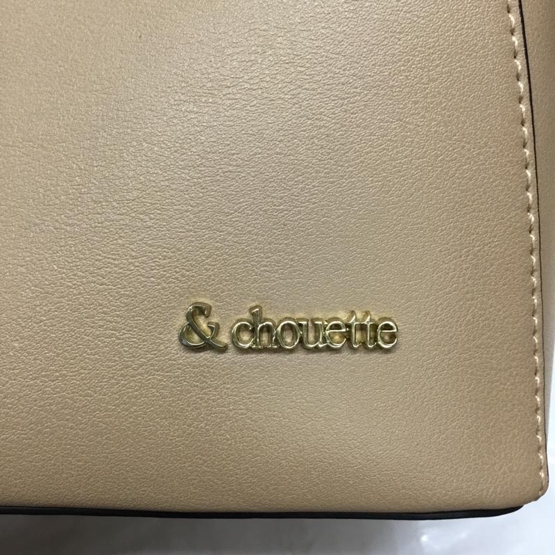 アンドシュエット & chouette ハンドバッグ ハンドバッグ 2WAY ショルダー ロゴ、文字 ベージュ / ベージュ / X 金 / ゴールド /  レディース USED 古着 中古 10117616