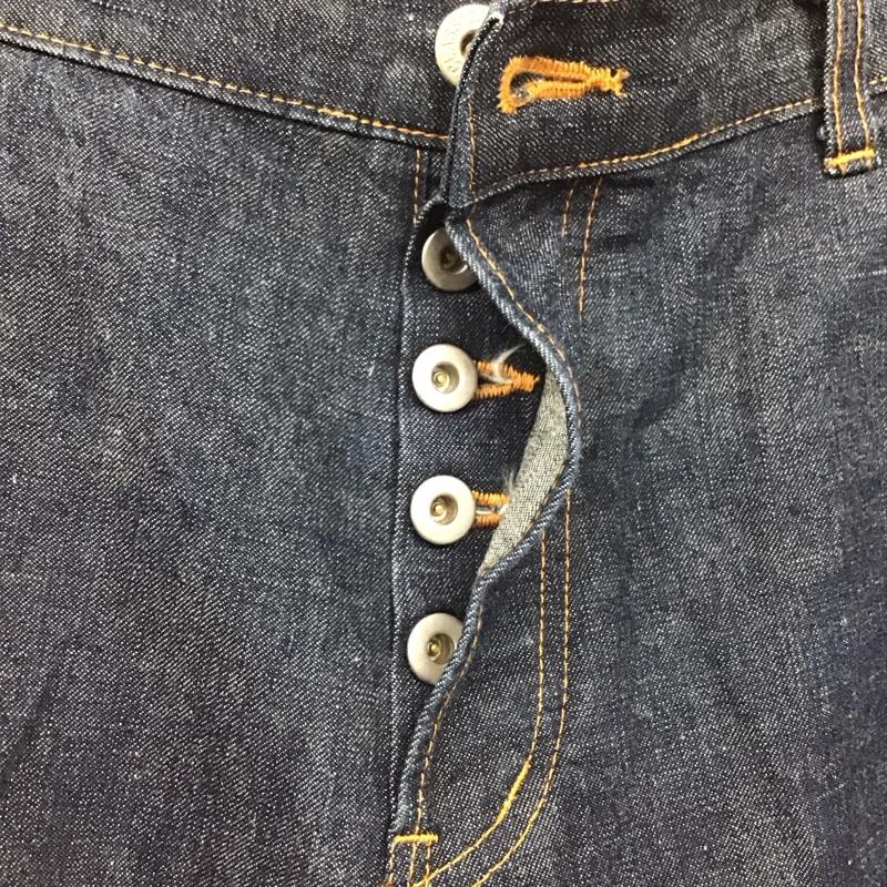 バーバリーロンドン Burberry London パンツ デニム、ジーンズ デニムパンツ ストレートパンツ ワイドパンツ カジュアルパンツ 無地 インディゴ / インディゴ /  メンズ USED 古着 中古 10119951