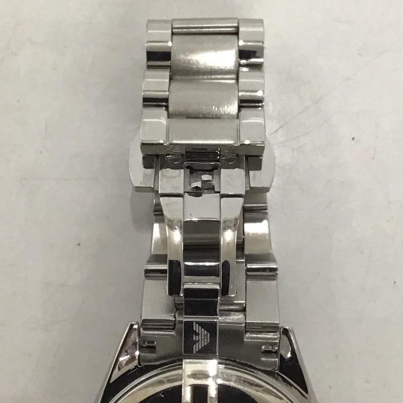 エンポリオアルマーニ EMPORIO ARMANI 腕時計 アナログ（クォーツ式） AR-5099 ロゴ、文字 銀 / シルバー /  メンズ USED 古着 中古 10134058