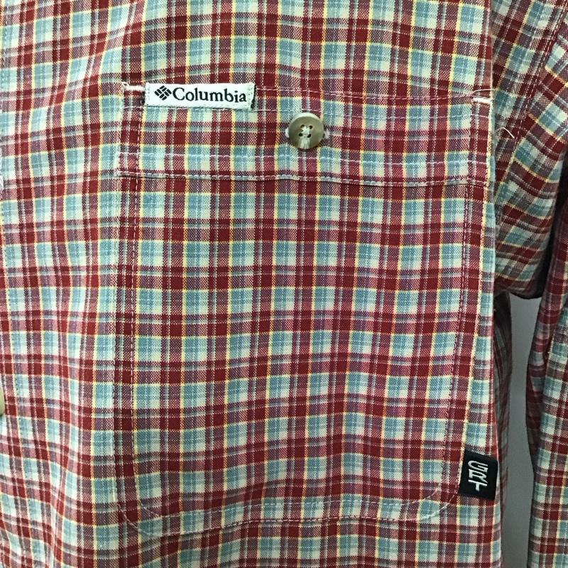 コロンビア Columbia シャツ、ブラウス 長袖 f2 ee7638 長袖シャツ カラーシャツ ポケットシャツ チェックシャツ 00s grt M チェック マルチカラー / マルチカラー /  メンズ USED 古着 中古 10119911