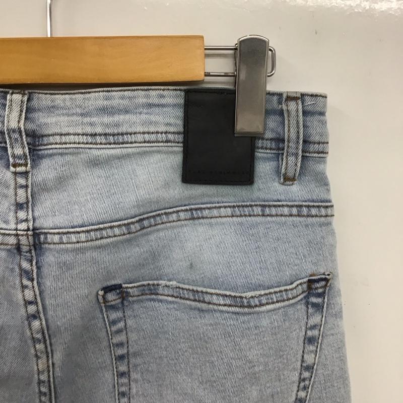 ザラ ZARA パンツ デニム、ジーンズ デニムパンツ スリムパンツ カジュアルパンツ ストレッチパンツ 42インチ 無地 水色 / ライトブルー /  メンズ USED 古着 中古 10148568