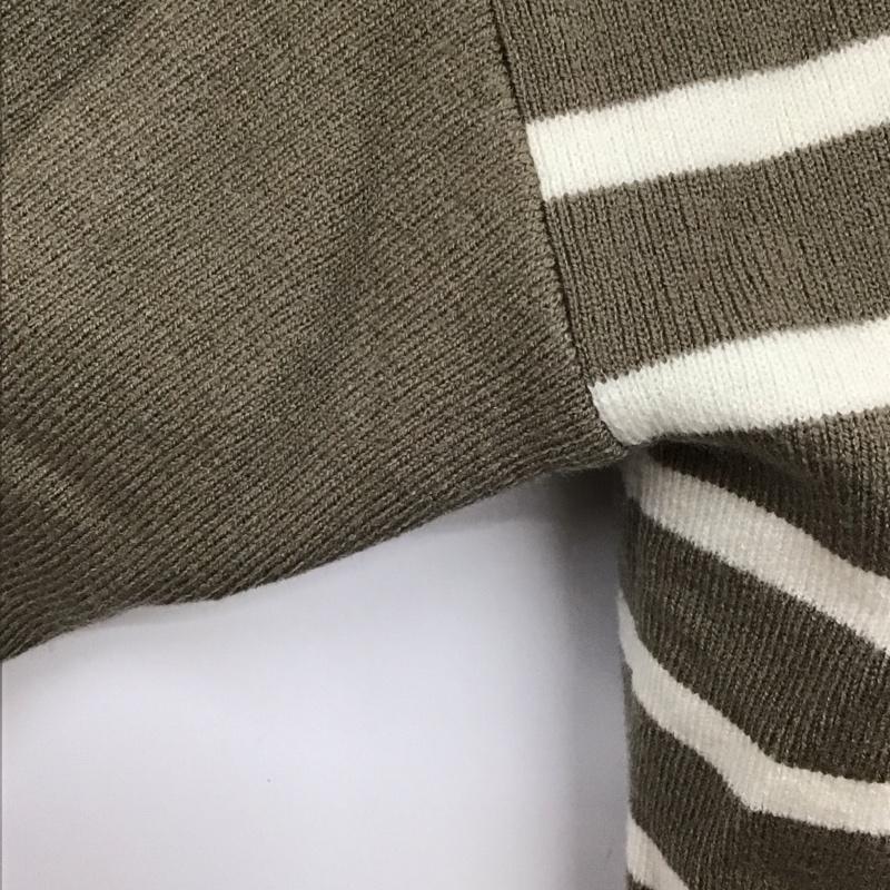 スタディオクリップ studio CLIP ニット、セーター 長袖 FREE ボーダー柄 マルチカラー / マルチカラー /  レディース USED 古着 中古 10131691