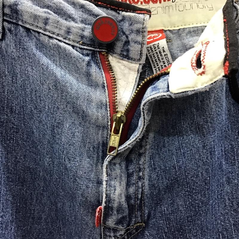 マーク エコー marc ecko パンツ デニム、ジーンズ デニムパンツ ストレートパンツ ワイドパンツ カジュアルパンツ 32インチ 無地 インディゴ / インディゴ /  メンズ USED 古着 中古 10117451