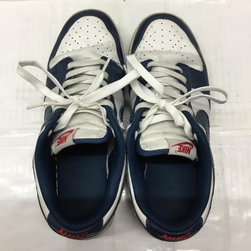 ナイキ NIKE スニーカー スニーカー DD1391 400 DUNK LOW RETRO 27.5cm 箱有 27.5cm ロゴ、文字 白 / ホワイト / X 紺 / ネイビー /  メンズ USED 古着 中古 10110492