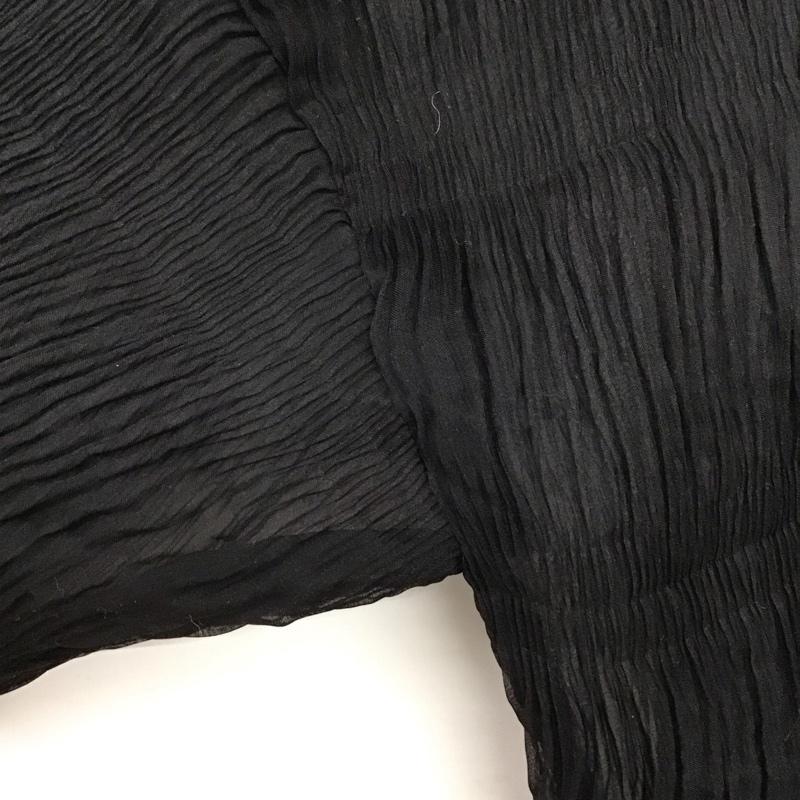 ジーナシス JEANASIS シャツ、ブラウス 長袖 js063429mc ワッシャーシアーバンドカラーシャツ FREE 無地 黒 / ブラック /  レディース USED 古着 中古 10144590