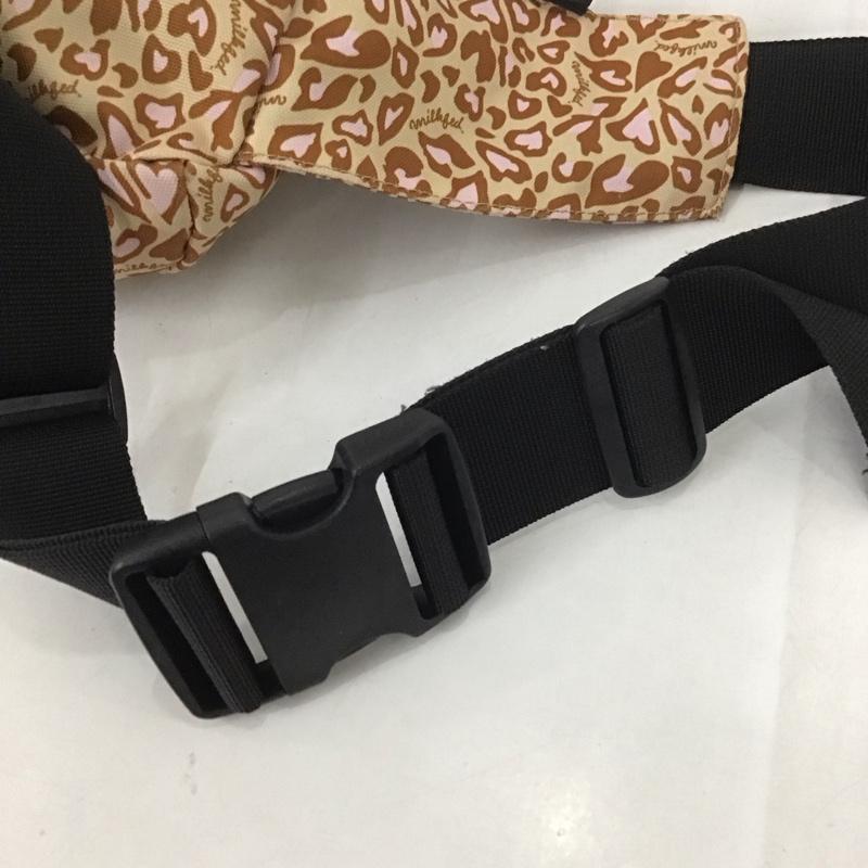 ミルクフェド MILKFED. ウエストバッグ ウエストバッグ 0322004 OUTDOOR PRODUCTS ヒョウ柄 レオパード ロゴ、文字 茶 / ブラウン /  レディース USED 古着 中古 10139361