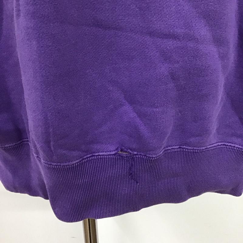 ポロバイラルフローレン Polo by RALPH LAUREN トレーナー 長袖 スウェット 裏起毛 L ワンポイント 紫 / パープル /  メンズ USED 古着 中古 10124954