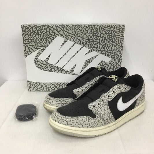 ナイキ NIKE スニーカー スニーカー CZ0790-001 AIR JORDAN 1 LOW OG 27cm 箱有 27.0cm ロゴ、文字 黒 / ブラック / X 灰 / グレー /  メンズ USED 古着 中古 10138472