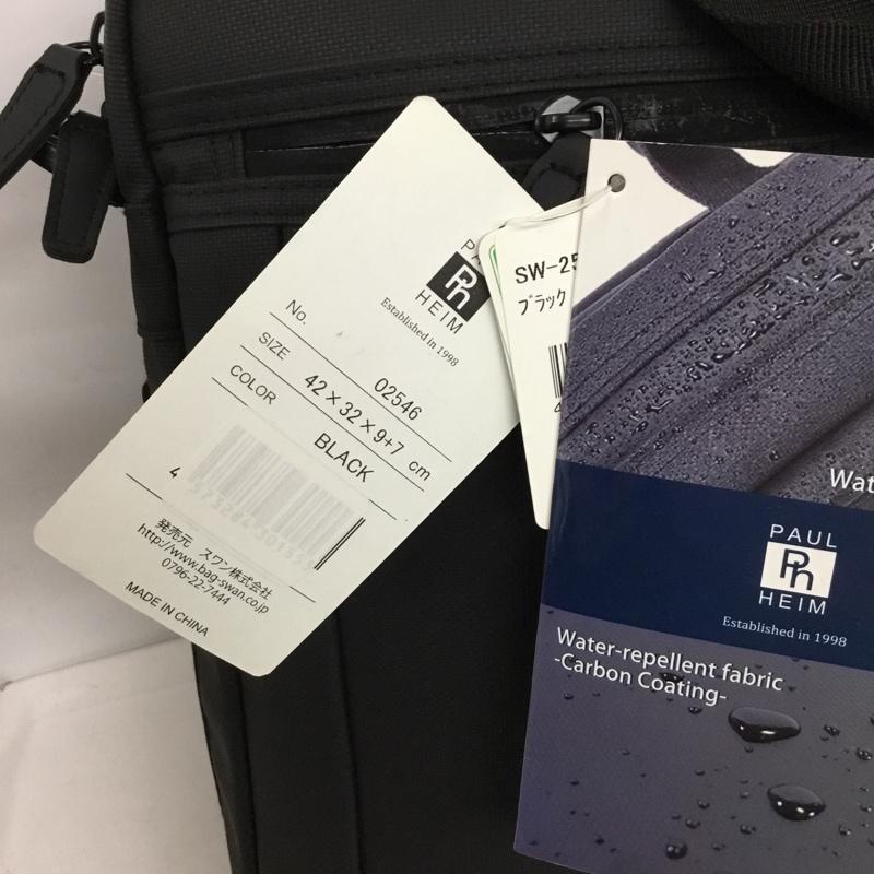 古着 USED ブリーフケース、書類かばん ブリーフケース、書類かばん 02546 3WAY ビジネスバッグ ビジネスリュック ロゴ、文字 黒 / ブラック /  メンズ USED 古着 中古 10128486