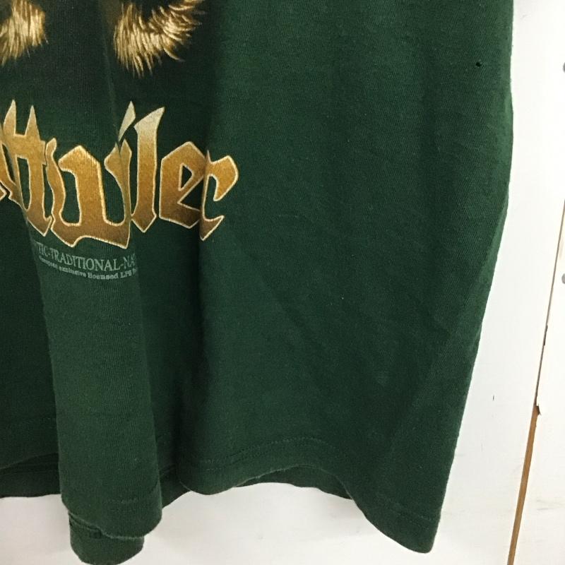 古着 USED Tシャツ 半袖 半袖カットソー プリントTシャツ クルーネックカットソー L プリント 緑 / グリーン /  メンズ USED 古着 中古 10140958