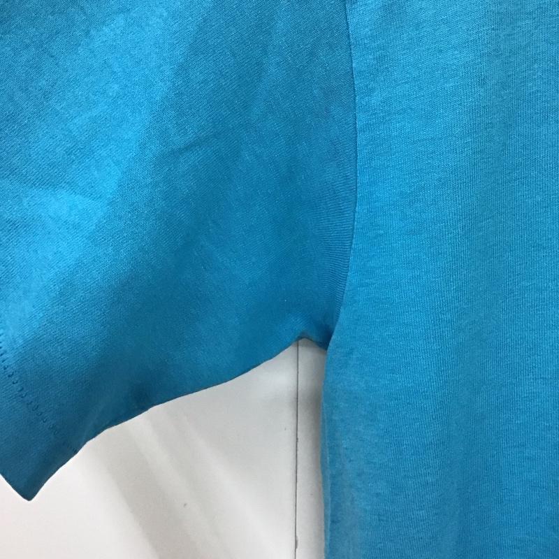 ヘインズ HANES Tシャツ 半袖 80s M プリント 青 / ブルー /  メンズ USED 古着 中古 10131351