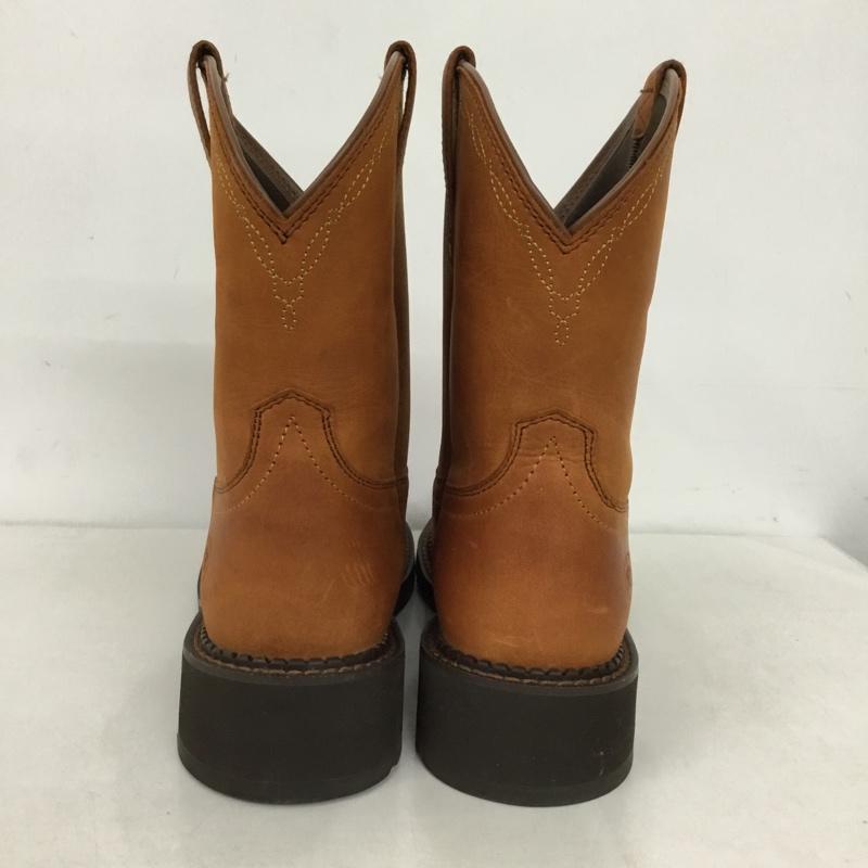 古着 USED ブーツ ショートブーツ ARIAT 10038308 Fatbaby Lagacy UK5.5 ワンポイント 茶 / ブラウン /  レディース USED 古着 中古 10144315