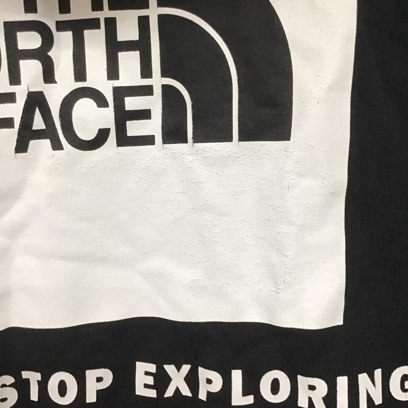 ザノースフェイス THE NORTH FACE パーカー 長袖 長袖パーカー プルオーバーパーカー スウェット S ロゴ、文字 黒 / ブラック /  メンズ USED 古着 中古 10140820