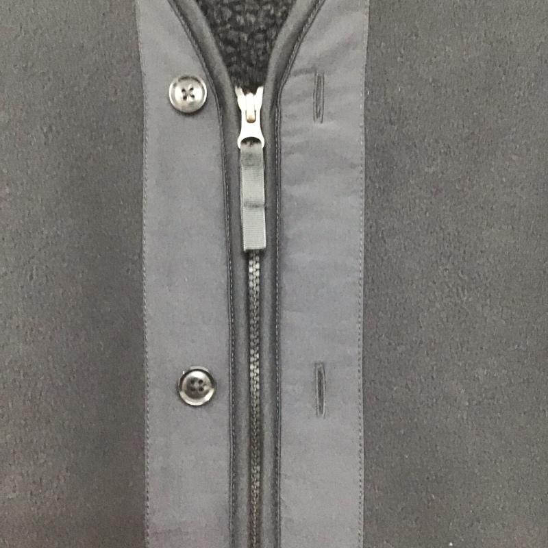 ユニクロ UNIQLO ジャケット、上着 ジャケット、ブレザー 341-423112 EngineeredGarments 19aw ノーカラーフリースコート XL 無地 紺 / ネイビー /  メンズ USED 古着 中古 10144603