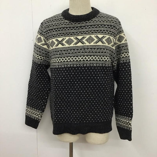 エルエルビーン L.L.Bean ニット、セーター 長袖 M  白 / ホワイト / X 灰 / グレー /  メンズ USED 古着 中古 10111726