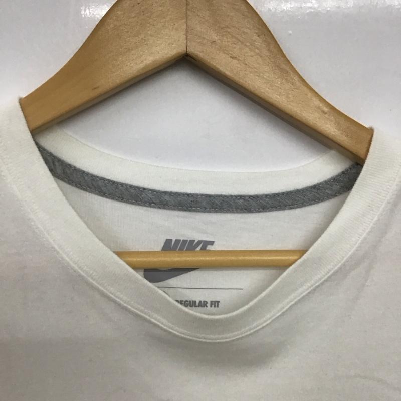 ナイキ NIKE Tシャツ 半袖 611920-100 半袖カットソー プリントTシャツ クルーネックカットソー M ロゴ、文字 白 / ホワイト /  メンズ USED 古着 中古 10147059