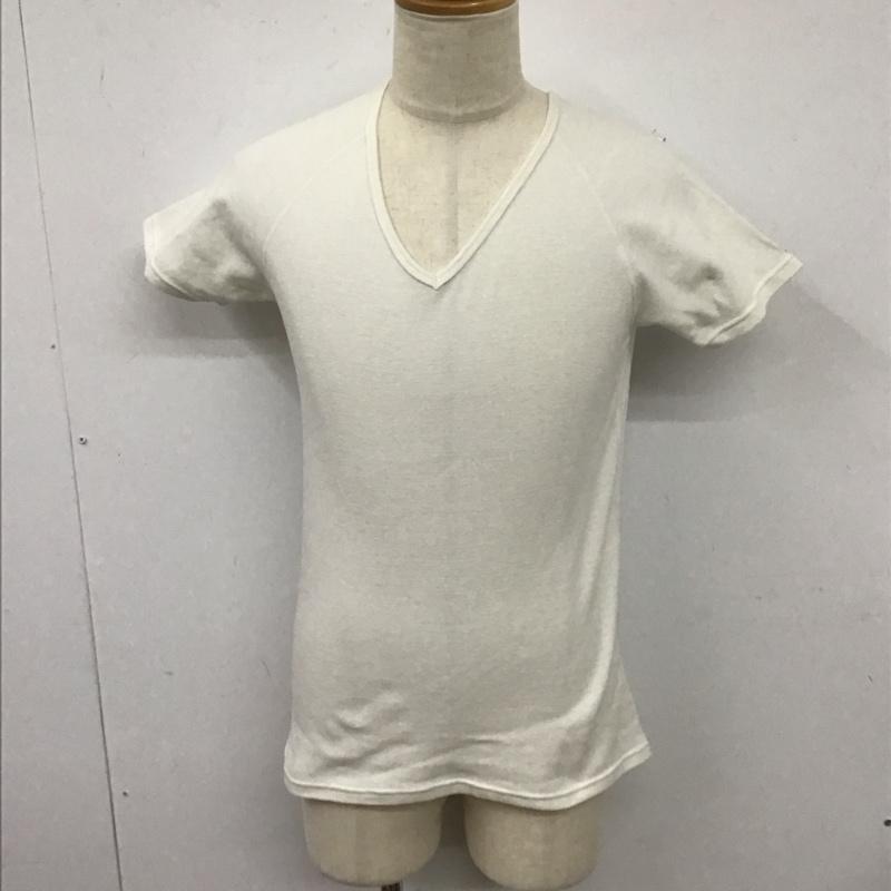 ハリウッドランチマーケット H.R MARKET Tシャツ 半袖 半袖カットソー 無地Tシャツ Vネックカットソー 3 無地 白 / ホワイト /  メンズ USED 古着 中古 10126434