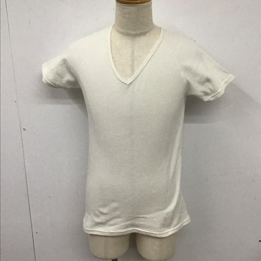 ハリウッドランチマーケット H.R MARKET Tシャツ 半袖 半袖カットソー 無地Tシャツ Vネックカットソー 3 無地 白 / ホワイト /  メンズ USED 古着 中古 10126434