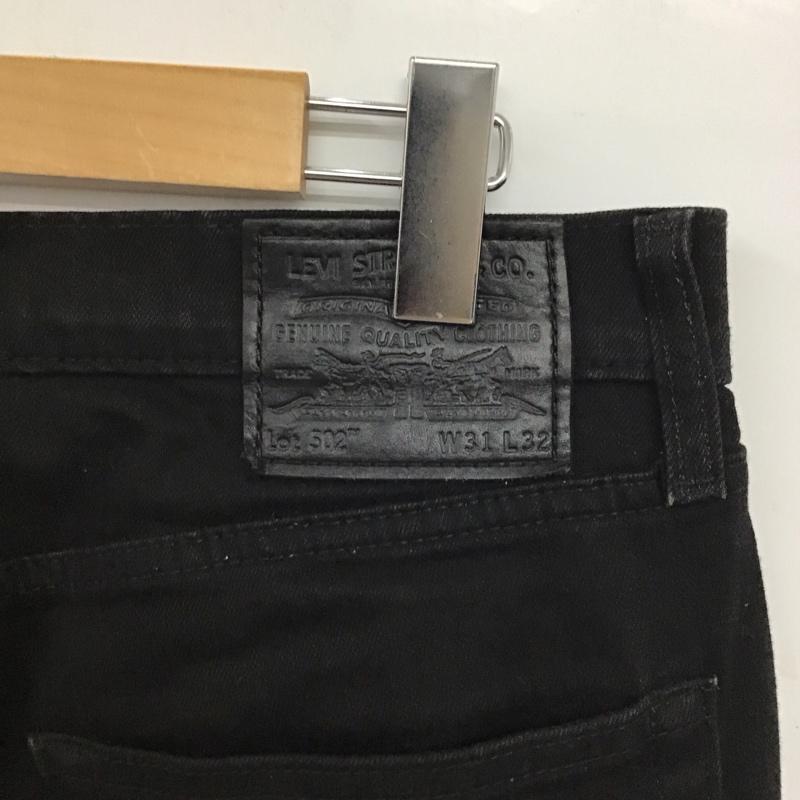 リーバイストラウスアンドコー Levi Strauss & co. パンツ デニム、ジーンズ デニムパンツ ワイドパンツ カジュアルパンツ ストレッチパンツ 31インチ 無地 黒 / ブラック /  メンズ USED 古着 中古 10147075