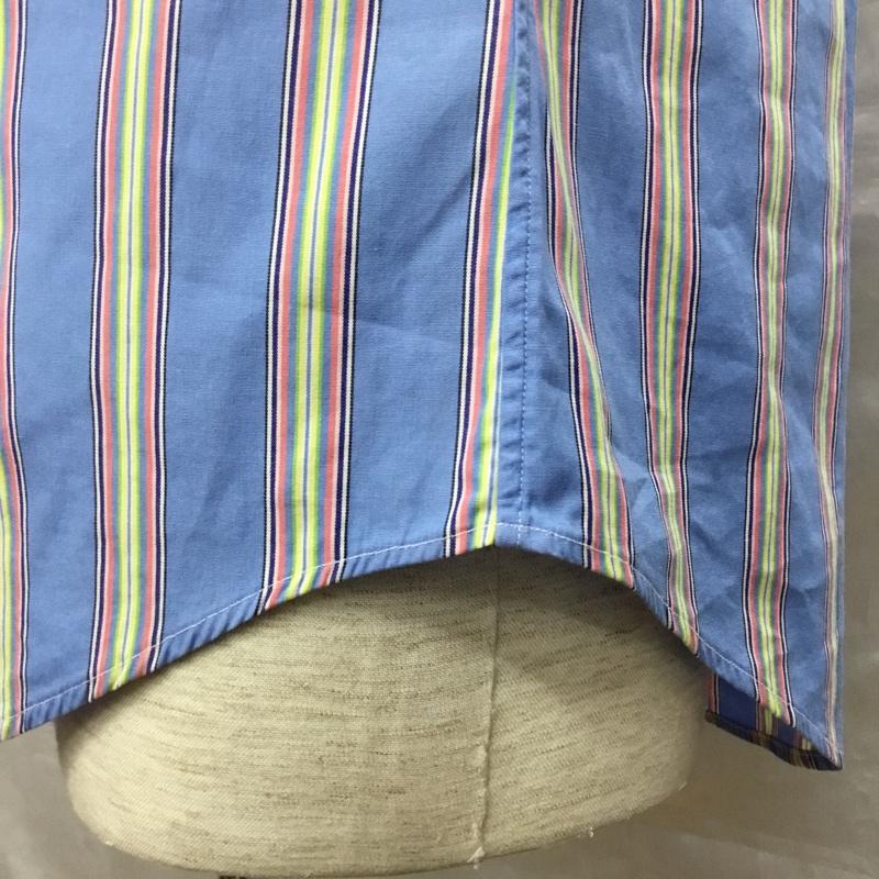 ラルフローレン RALPHLAUREN シャツ、ブラウス 半袖 ボタンダウン ストライプ S ワンポイント マルチカラー / マルチカラー /  メンズ USED 古着 中古 10117199