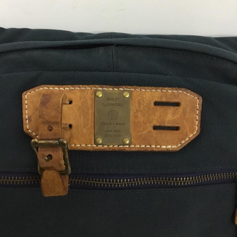 マスターピース MASTERPIECE ウエストバッグ ウエストバッグ 12163 ボディバッグ プリント 紺 / ネイビー /  メンズ USED 古着 中古 10141882