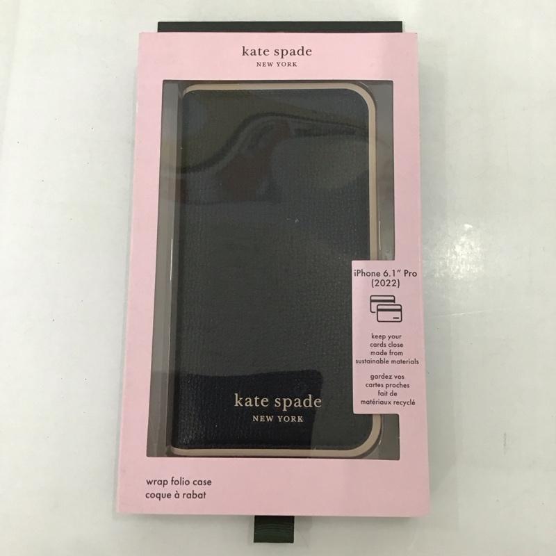 ケイトスペード Kate Spade ファッション小物 ファッション小物 KSIPH-255-BPLVM iPhone14 Pro iPhoneケース 無地 黒 / ブラック /  レディース USED 古着 中古 10124374