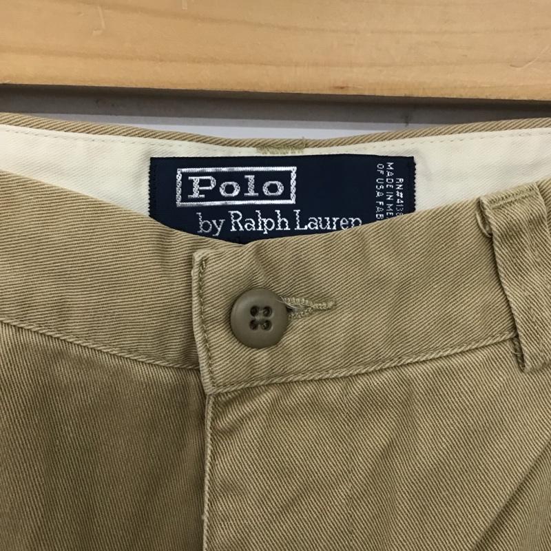 ポロバイラルフローレン Polo by RALPH LAUREN パンツ ショートパンツ コットン チノ 30 30 無地 ベージュ / ベージュ /  メンズ USED 古着 中古 10112129