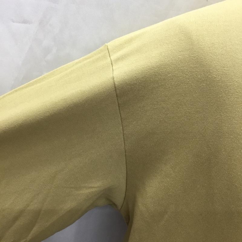 ザノースフェイス THE NORTH FACE カットソー 長袖 nt82130x 長袖Tシャツ クルーネックカットソー XL ロゴ、文字 ベージュ / ベージュ /  メンズ USED 古着 中古 10116691