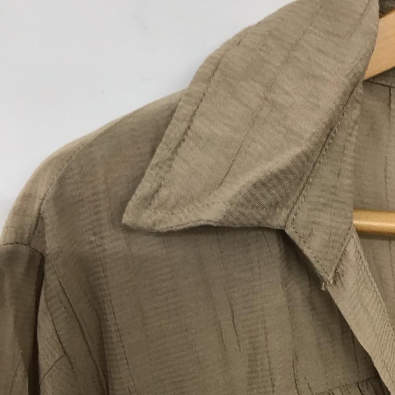 ザラ ZARA ワンピース ミニスカート S 無地 ベージュ / ベージュ /  レディース USED 古着 中古 10140426