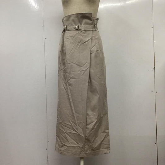 センスオブプレイスバイアーバンリサーチ SENSE OF PLACE by URBAN RESEARCH スカート ロングスカート AA35-25B109 アシンメトリーハイウエストタイトスカート M 無地 グレージュ / グレージュ /  レディース USED 古着 中古 10117726