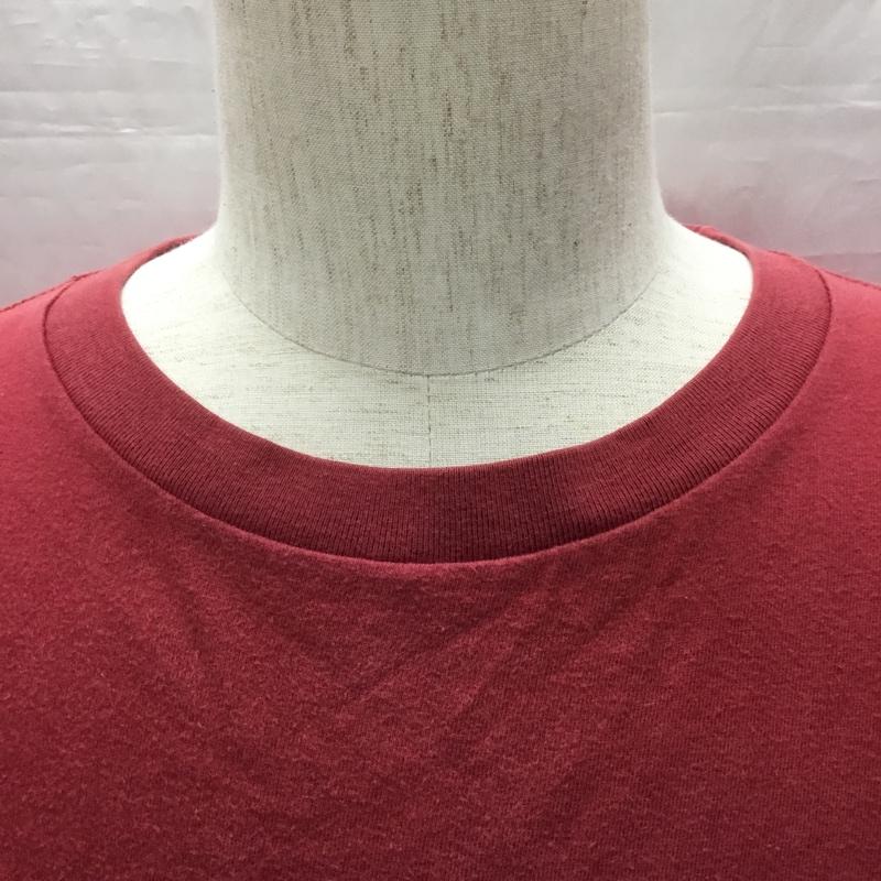 古着 USED Tシャツ 半袖 半袖カットソー プリントTシャツ クルーネックカットソー 古着 XXL プリント えんじ / ワインレッド /  メンズ USED 古着 中古 10116841