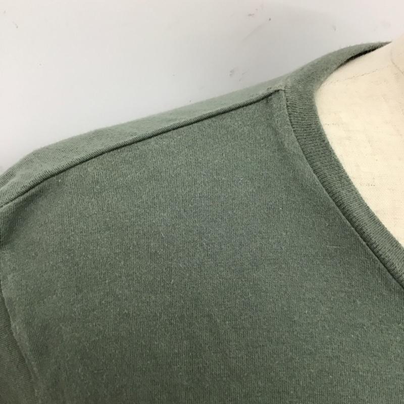 スタンダード カリフォルニア STANDARD CALIFORNIA Tシャツ 半袖 クルーネック 胸ポケット M 無地 カーキ / カーキ /  メンズ USED 古着 中古 10118122