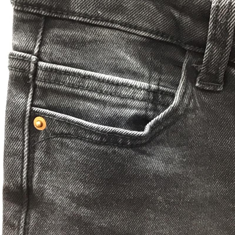 ザラ ZARA パンツ デニム、ジーンズ デニムパンツ スリムパンツ ストレッチパンツ ジーンズ 36インチ 無地 黒 / ブラック /  レディース USED 古着 中古 10118560