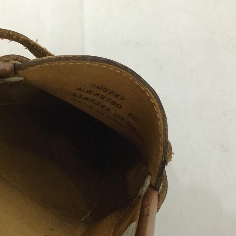 ラルフローレン RALPHLAUREN 革靴 革靴 デッキシューズ 6C 無地 茶 / ブラウン /  レディース USED 古着 中古 10148643