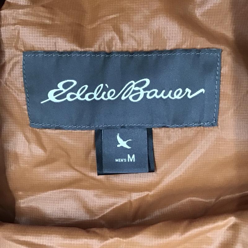 エディーバウアー Eddie Bauer ベスト ベスト ジップアップベスト ダウンベスト ノースリーブカットソー M 無地 橙 / オレンジ /  メンズ USED 古着 中古 10110763