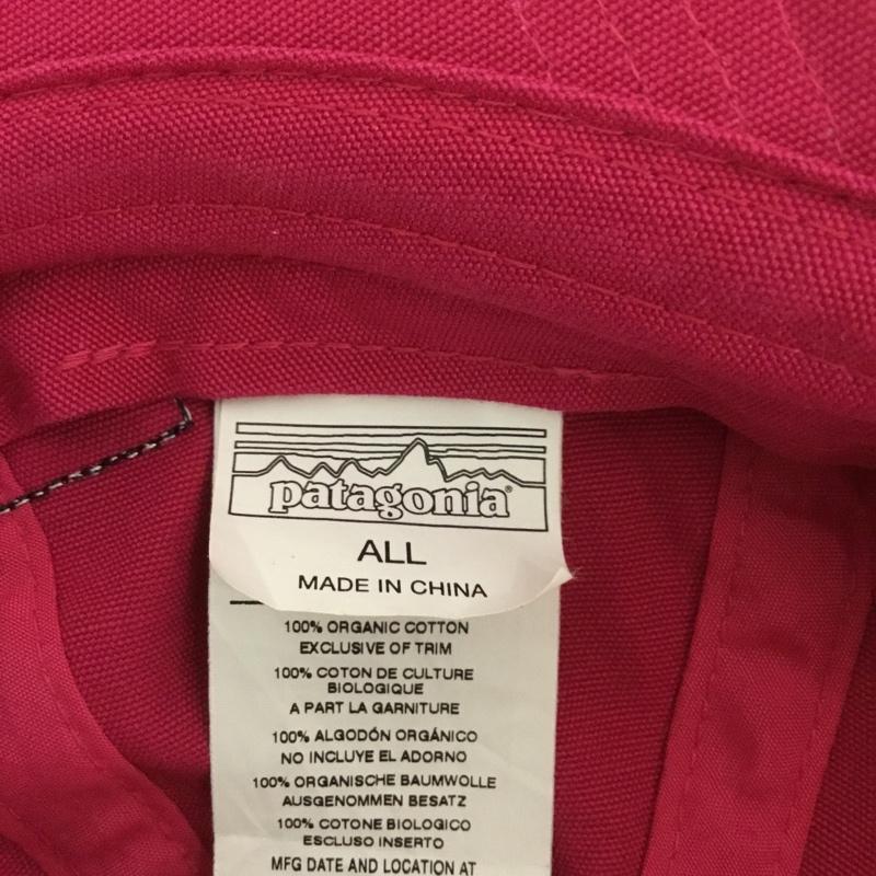 パタゴニア patagonia 帽子 キャップ STY38207FA19 コットン ロゴ、文字 桃 / ピンク /  メンズ USED 古着 中古 10151053