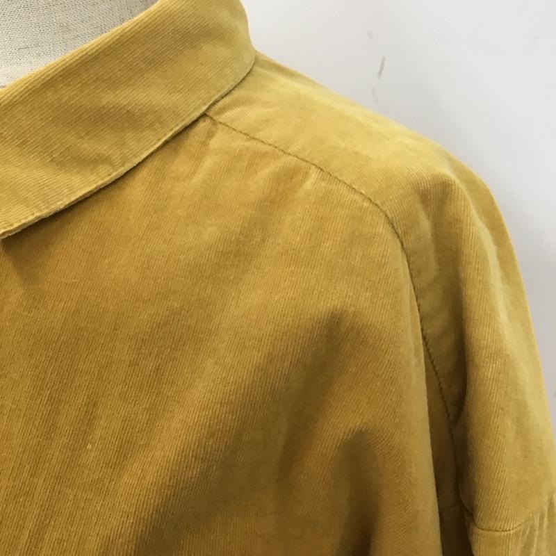 フリークスストア FREAK S STORE ワンピース ロングスカート FOL19AW139 FREEDOM BY FREAKS STORE コーデュロイ シャツワンピース FREE 無地 マスタード / マスタード /  レディース USED 古着 中古 10115867