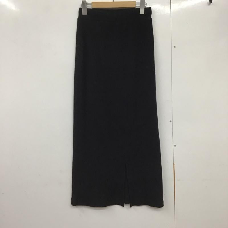 チャオパニックティピー CIAOPANIC TYPY スカート ロングスカート タイトスカート ロングスカート ストレッチ M 無地 黒 / ブラック /  レディース USED 古着 中古 10142706