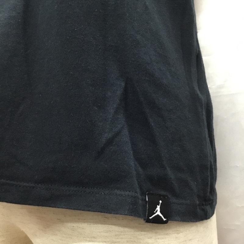 エアジョーダン AIR JORDAN Tシャツ 半袖 ah5297-010 ジョーダンジャンプマンエアEMBRDTシャツ 半袖カットソー プリントTシャツ L ロゴ、文字 黒 / ブラック /  メンズ USED 古着 中古 10121791