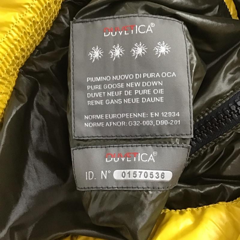 デュベティカ DUVETICA ベスト ベスト ジップアップベスト ダウンベスト ノースリーブ 無地 黄 / イエロー /  メンズ USED 古着 中古 10145287