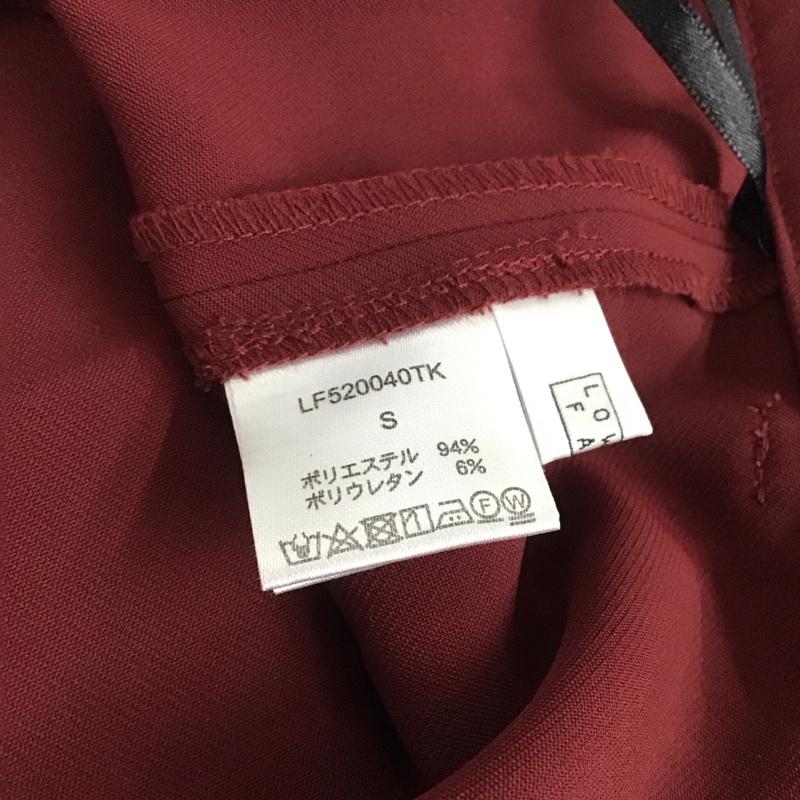 ローリーズファーム LOWRYS FARM パンツ スラックス S 無地 えんじ / ワインレッド /  レディース USED 古着 中古 10142904